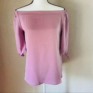 Monteau large Off the Shoulder Dusty rose blouse